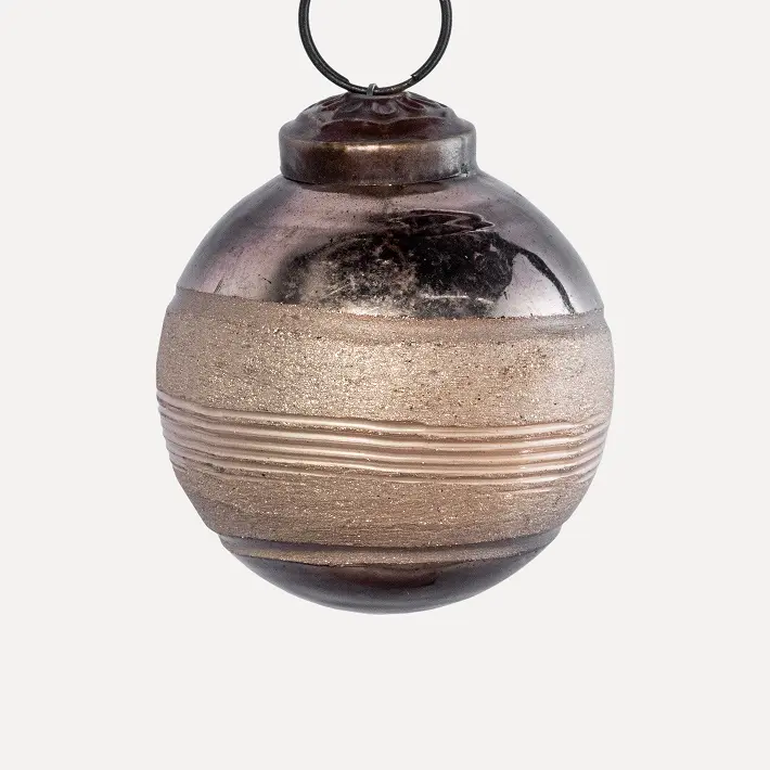 Шар D5 см, стекло, золотой