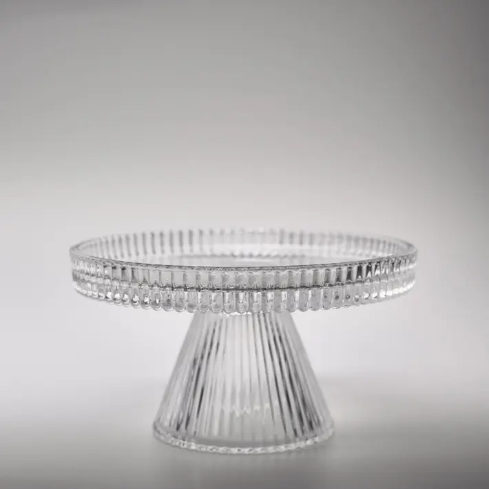 Подсвечник 15х8 см, стекло, прозрачный