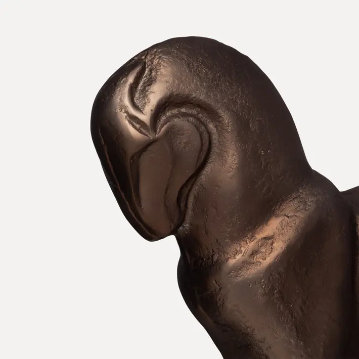 Фигура ЛОШАДЬ 56x14x54 см, металл, бронзовый