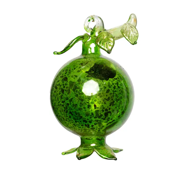 Подвес КОНФЕТА 5х10 см, стекло, зеленый