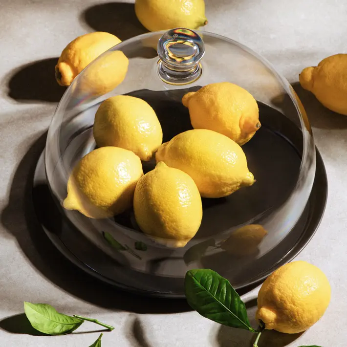 Клош c подставкой 23x18 см, поликарбонат, прозрачный