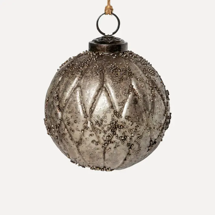 Шар D10 см, стекло, медный