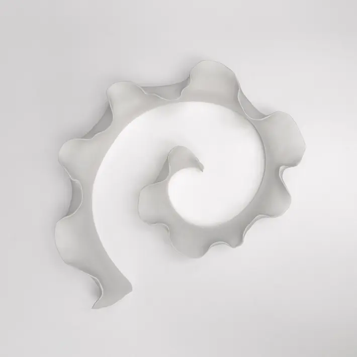 Арт-объект 31x10x26 см, керамика, белый