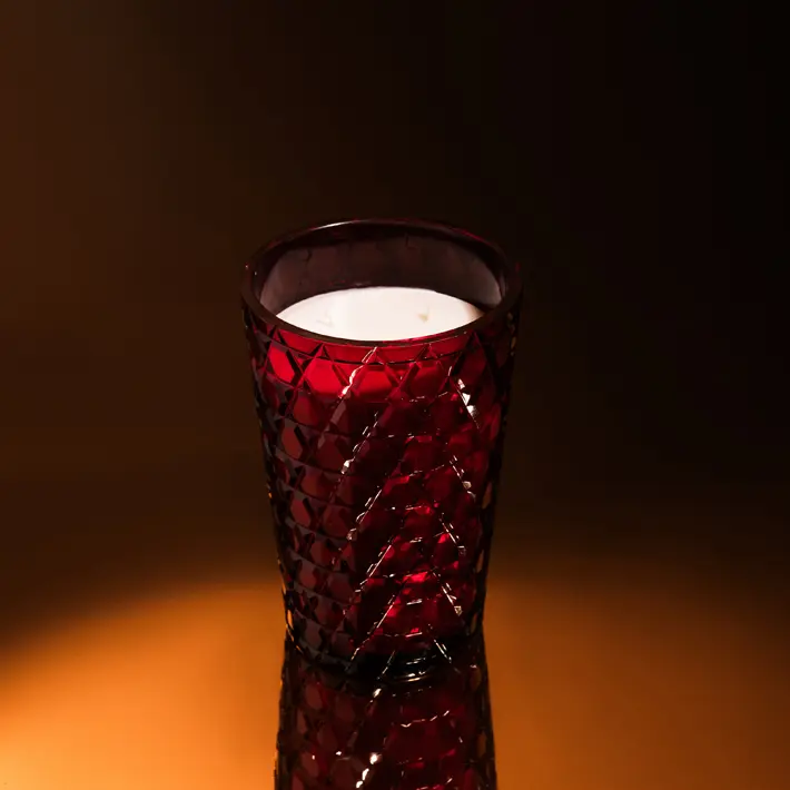 Ароматическая свеча TAIGA, 15х23 см, 2100 мл, стекло, красный