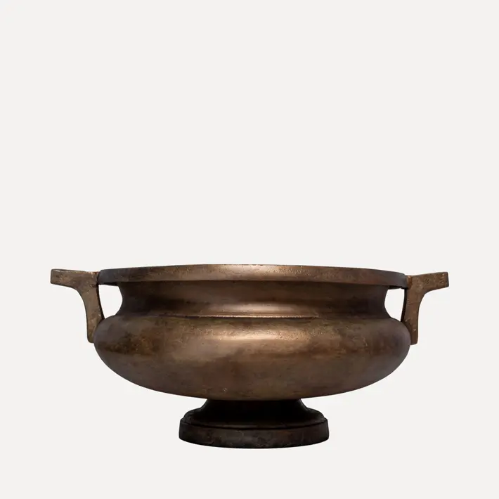 Ваза 45x36x18 см, металл, бронзовый