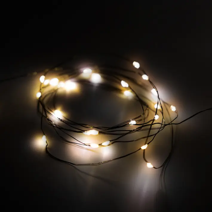 Гирлянда РОСА, L100 м, в бобине, пластик, металл, зеленый