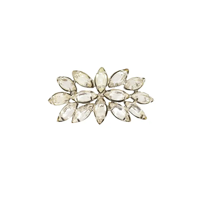 Кольцо для салфеток D6 см, металл, стекло, прозрачный