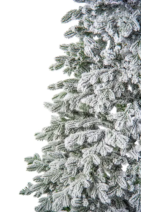 Ель искусственная заснеженная ТИККО Н255 см, пластик, металл, белый