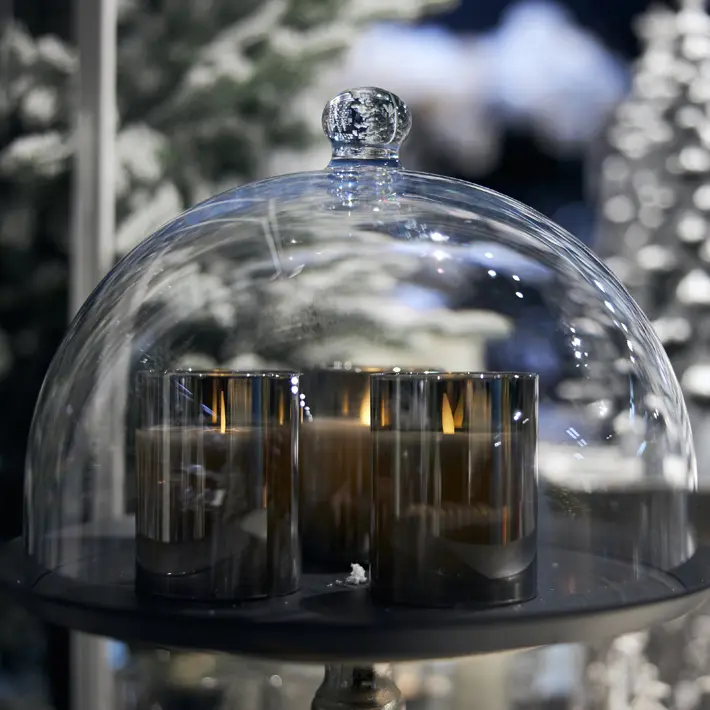 Клош c подставкой 23x18 см, поликарбонат, прозрачный