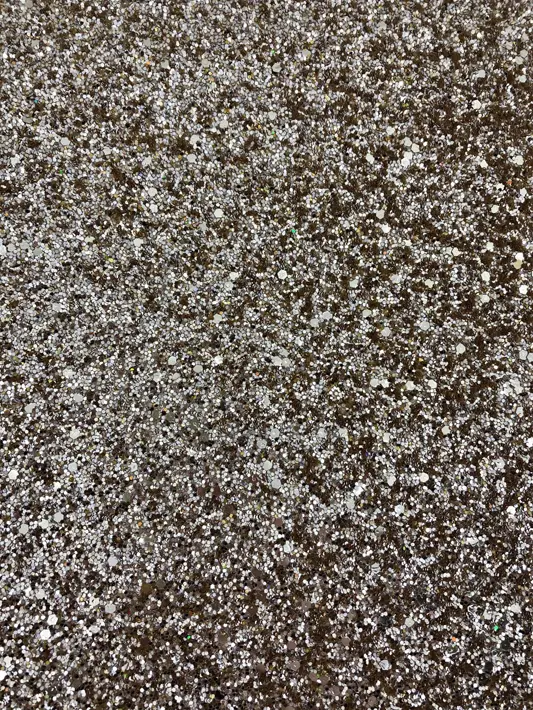 Ткань с блёстками L137 см, тёмно-золотой