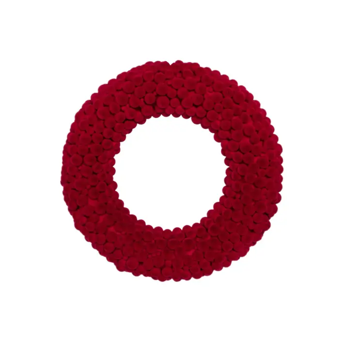 Венок D25 см, пенопласт, винный