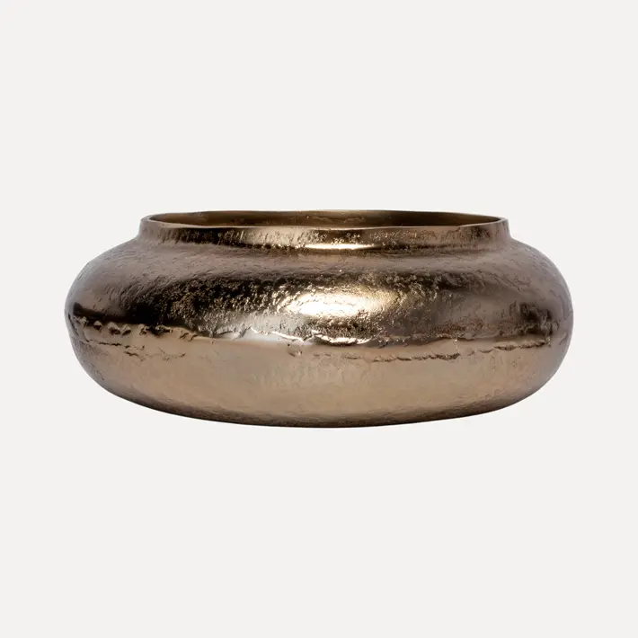 Ваза 34x13 см, металл, бронзовый