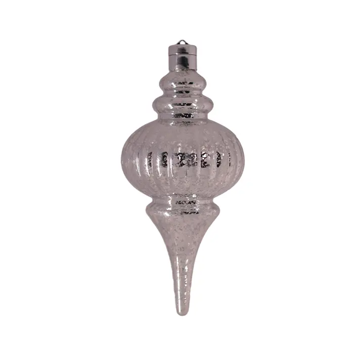 Подвес LED H26 см, пластик, серебряный