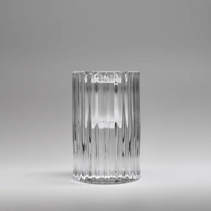 Подсвечник 5х8 см, стекло, прозрачный