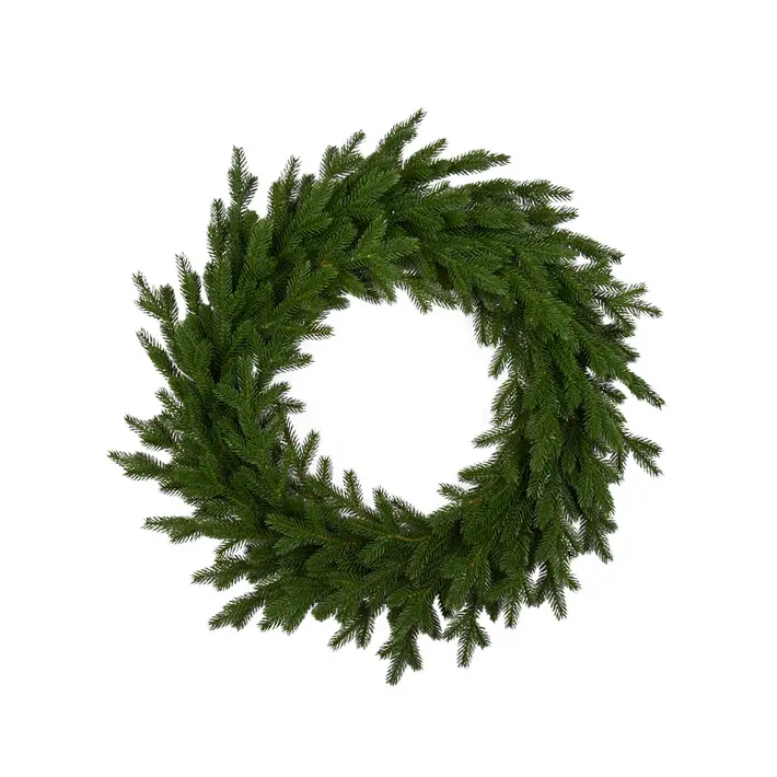 Венок рождественский ВЕРСАЛЬСКИЙ D80 см, пластик, зелёный