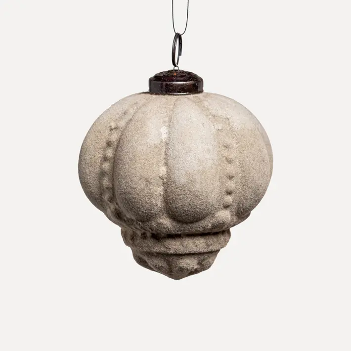 Подвес 10x11 см, стекло, серый