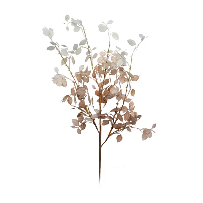 Ветвь бересклета H112 см, пластик, белый