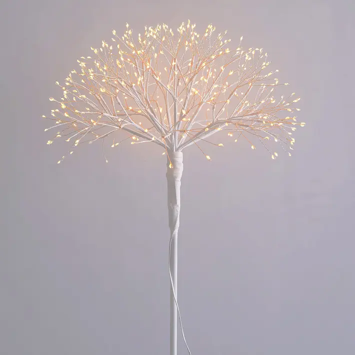 Фигура LED ОДУВАНЧИК, L120 D30 см, 384 светодиодов, металл, пластик, белый