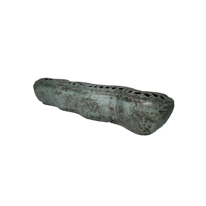 Ваза 17х88х16 см, металл, серый