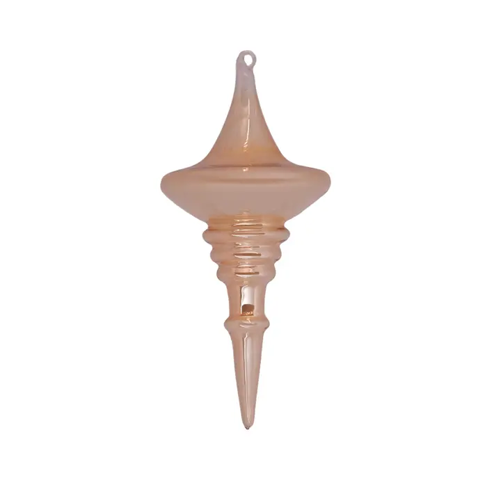 Подвес H25 см, стекло, золотой