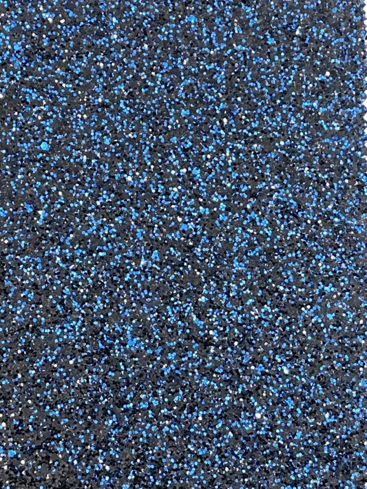 Ткань с блёстками L137 см, тёмно-синий