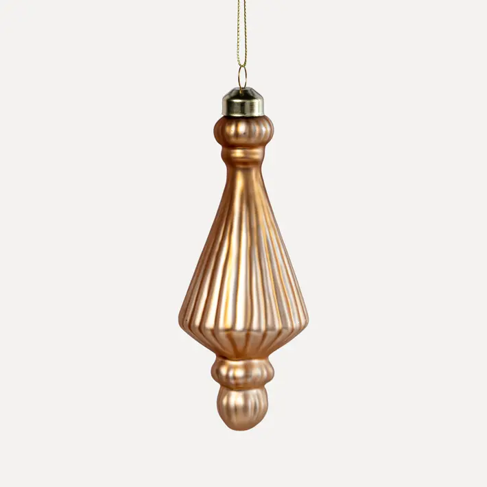 Подвес 6x14 см, стекло, шампань