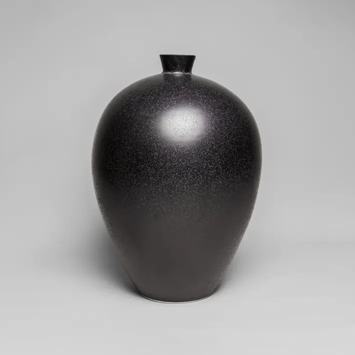 Ваза 34х48 см, фарфор, черный