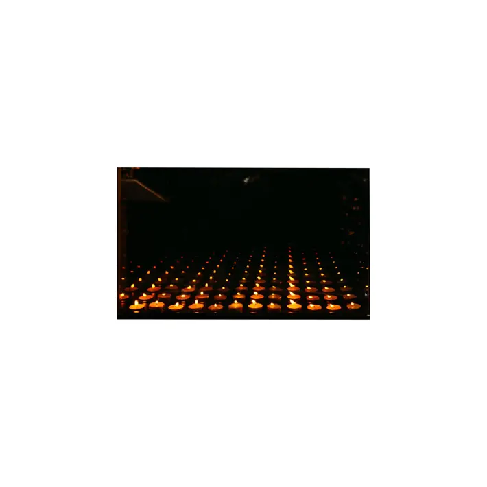 Подсвечник БЕСКОНЕЧНОСТЬ на 12 свечей 65х8х40 см, стекло, дерево, серый