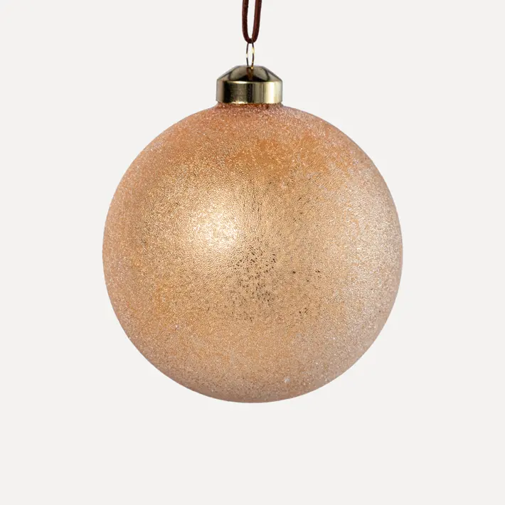 Шар D10 см, стекло, золотой