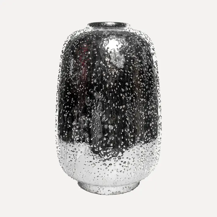 Ваза 20x31 см, металл, серебряный