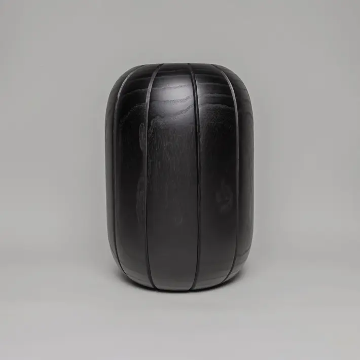 Ваза 28х39 см, дерево, черный