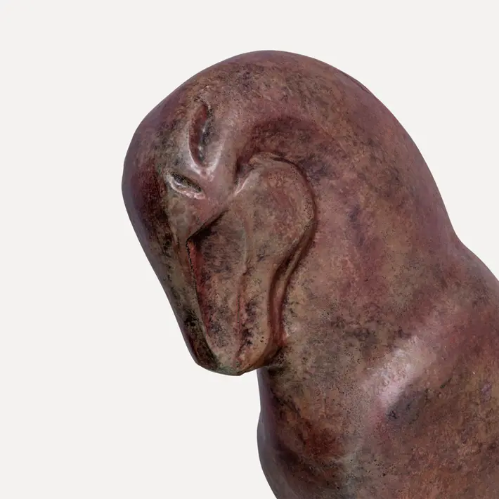 Фигура ЛОШАДЬ 44x11x44 см, металл, медный