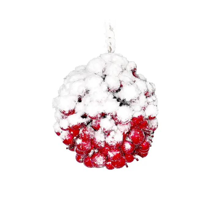 Шар из ягод D24 см, пенопласт, красный