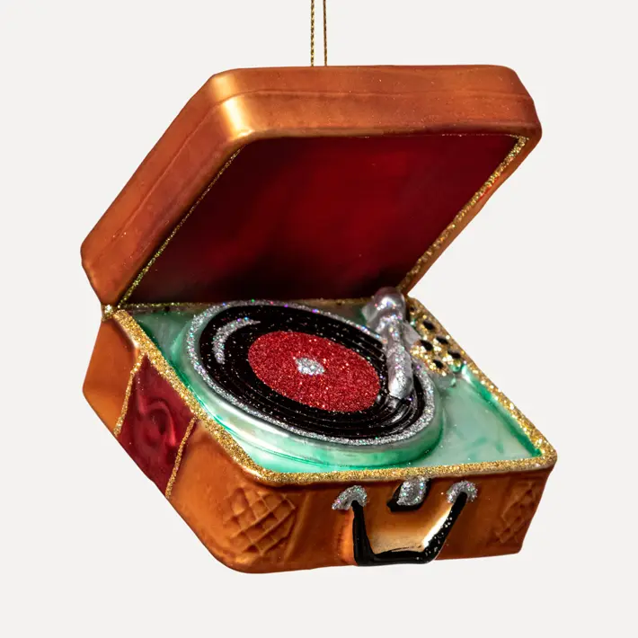 Подвес ВИНИЛ 8x9 см, стекло, рыжий