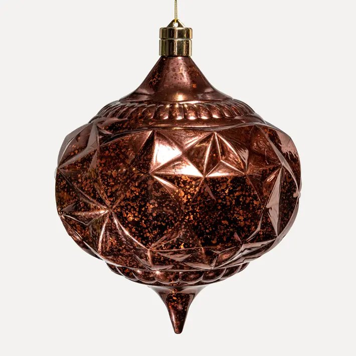 Подвес LED КАПЛЯ H20 см, пластик, коньячный