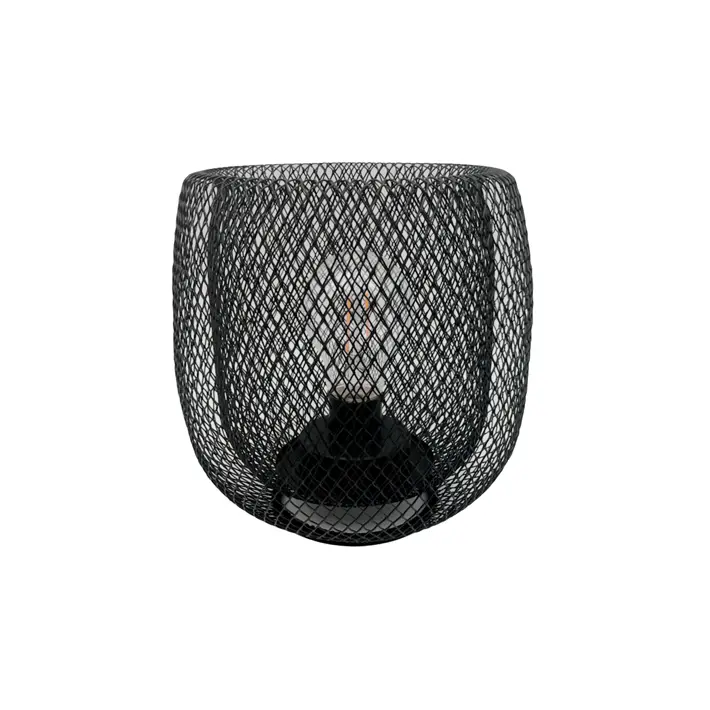 Светильник 18х18 см, металл, чёрный