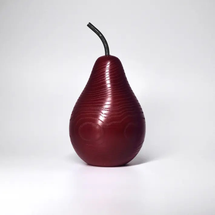 Фигура ГРУША 9х16 см, дерево, бордовый