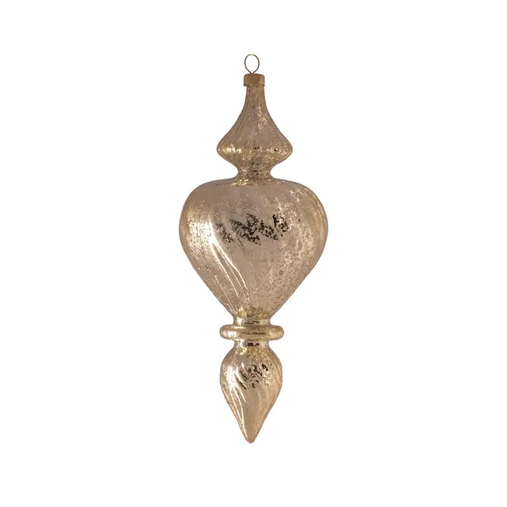 Подвес H19 см, пластик, золотой