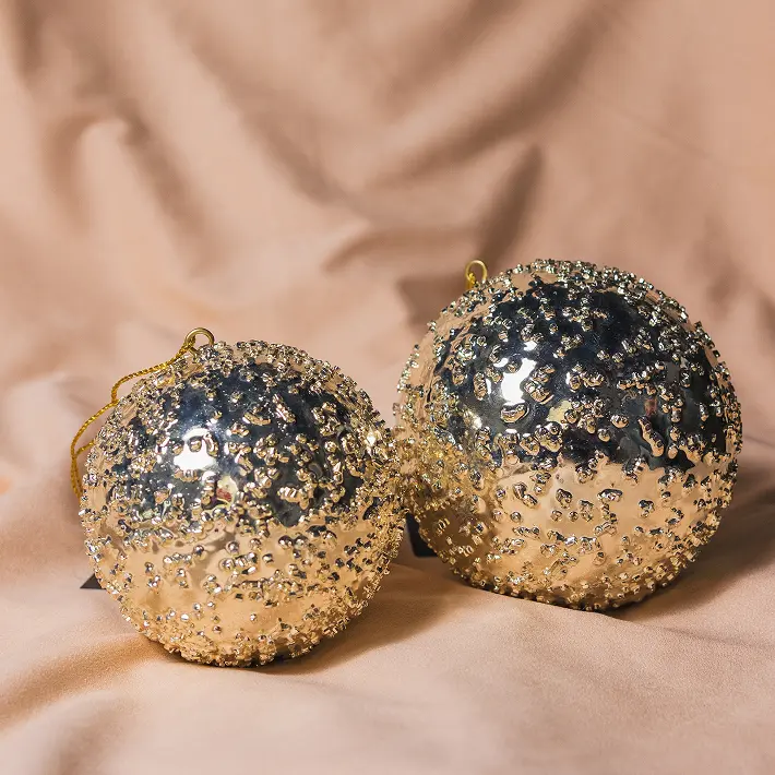 Шар D10 см, акрил, шампань