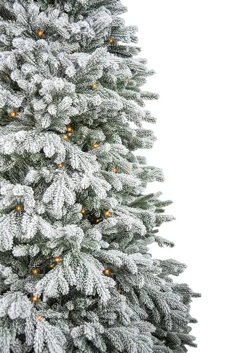 Ель заснеженная с лампочками ВЕРСАЛЬСКАЯ Н270 см, пластик, металл, белый