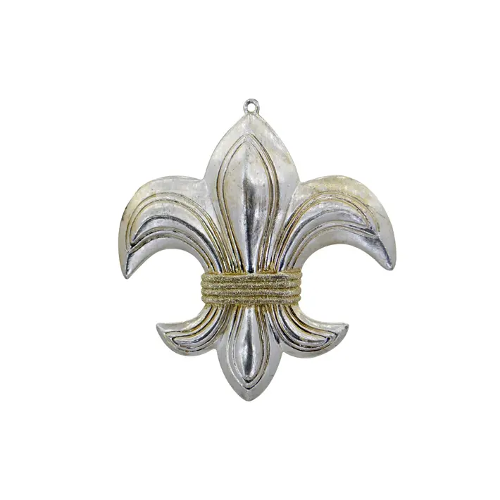 Подвес H18,5 см, пластик, серебряный