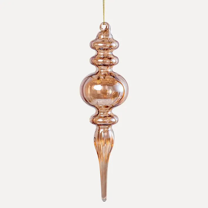 Подвес 6x19 см, стекло, медный Подвес 6x19 см, стекло, медный