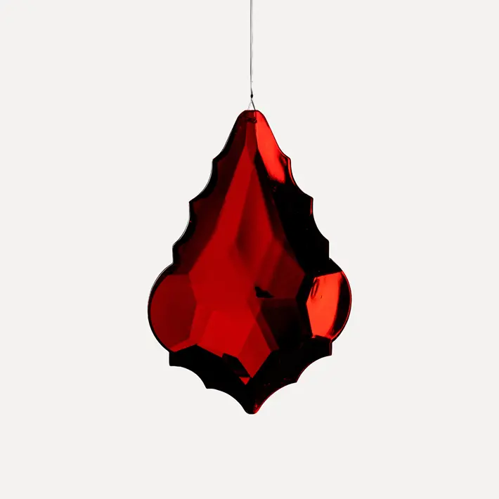 Подвес 11х15 см, акрил, красный