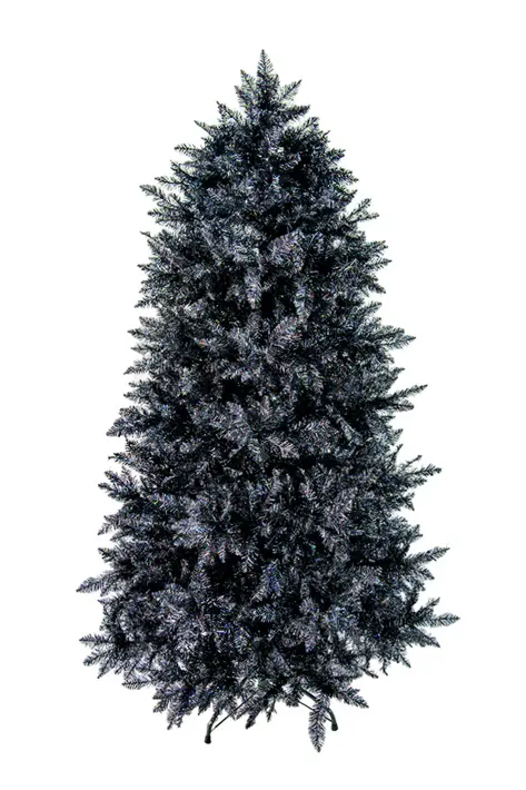 Ель искусственная БАРОККО Н210 см, пластик, металл, чёрный