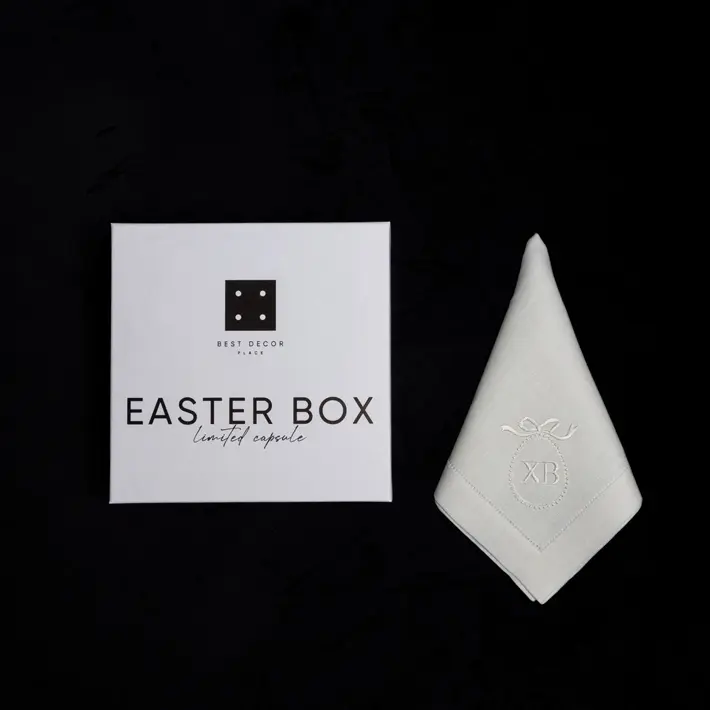 Набор льняных текстильных салфеток ХВ, 45х45 см, 4 шт