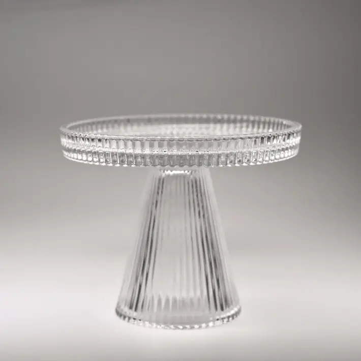 Подсвечник 15х12 см, стекло, прозрачный