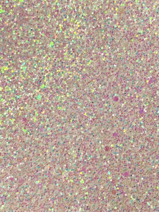 Ткань с блёстками L137 см, радужный