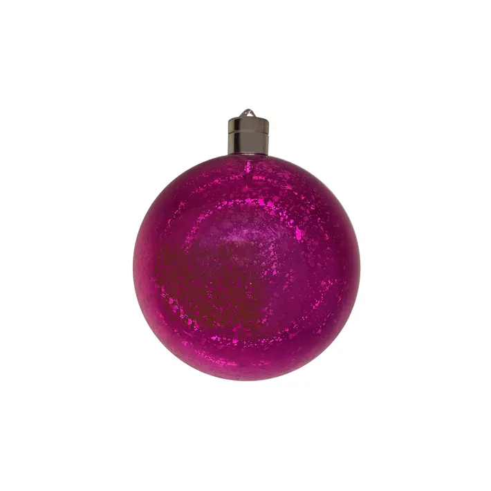 Шар LED D15 см, пластик, розовый