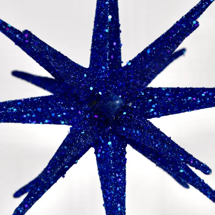 Подвес ЗВЕЗДА H15 см, пластик, синий