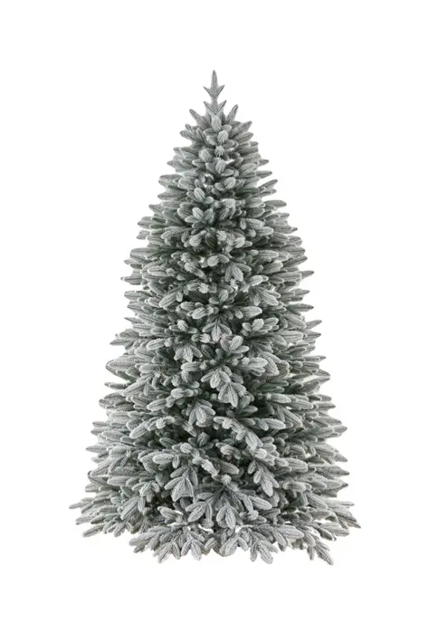 Ель заснеженная с лампочками САМАРСКАЯ Н240 см, пластик, металл, белый